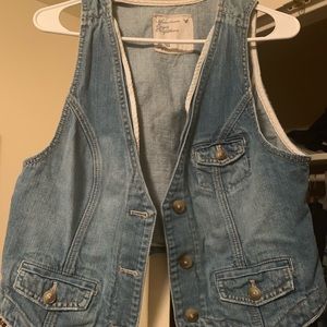 America eagle 🦅 denim vest EUC